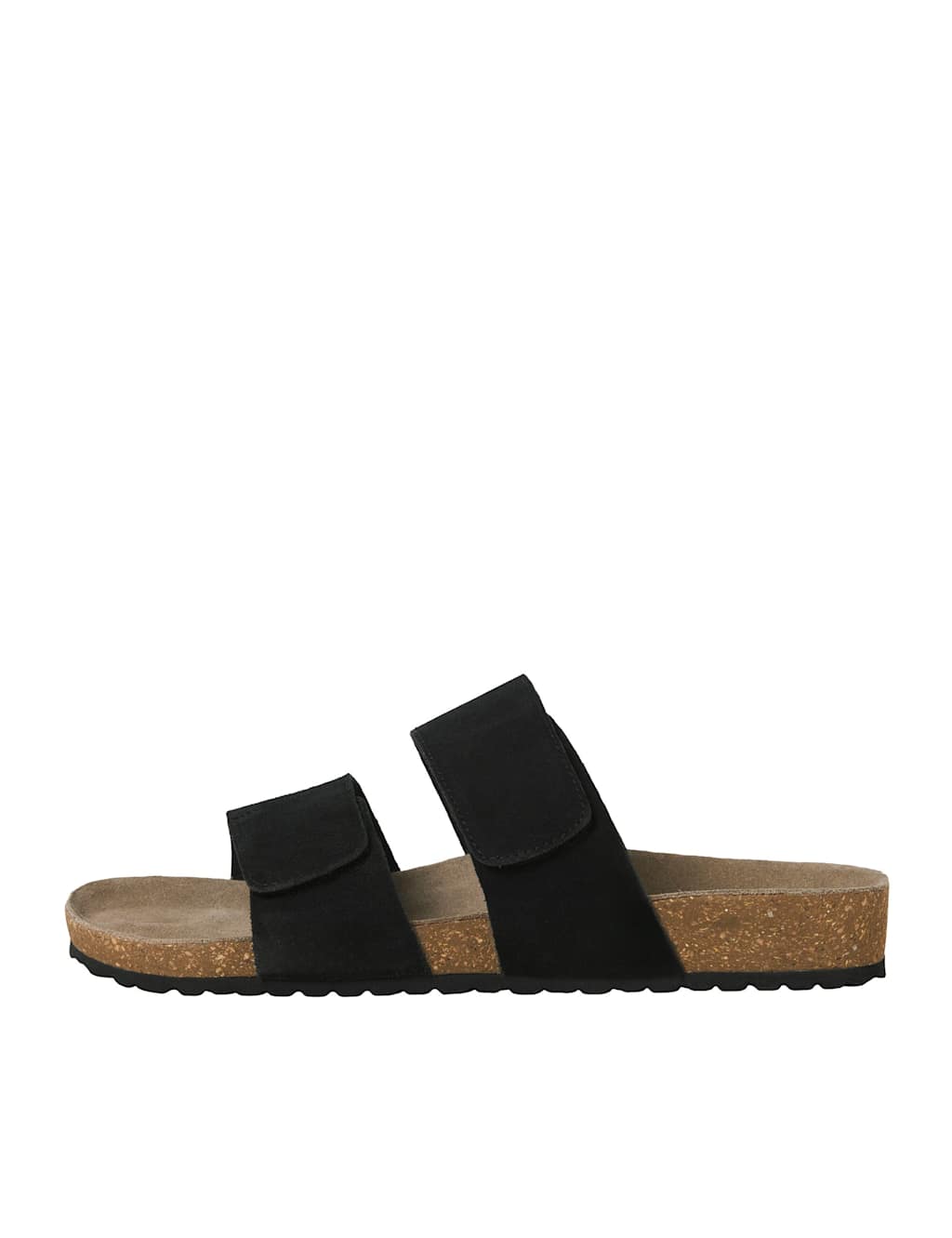 Jack & Jones Men's Suede Two Strap Sandals - 9 - Black - Available at M&S