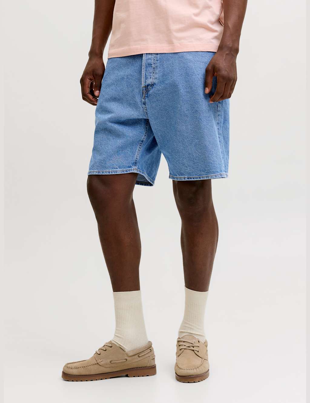 Jack & Jones Men's Denim Shorts - L - Blue Denim - Available at M&S