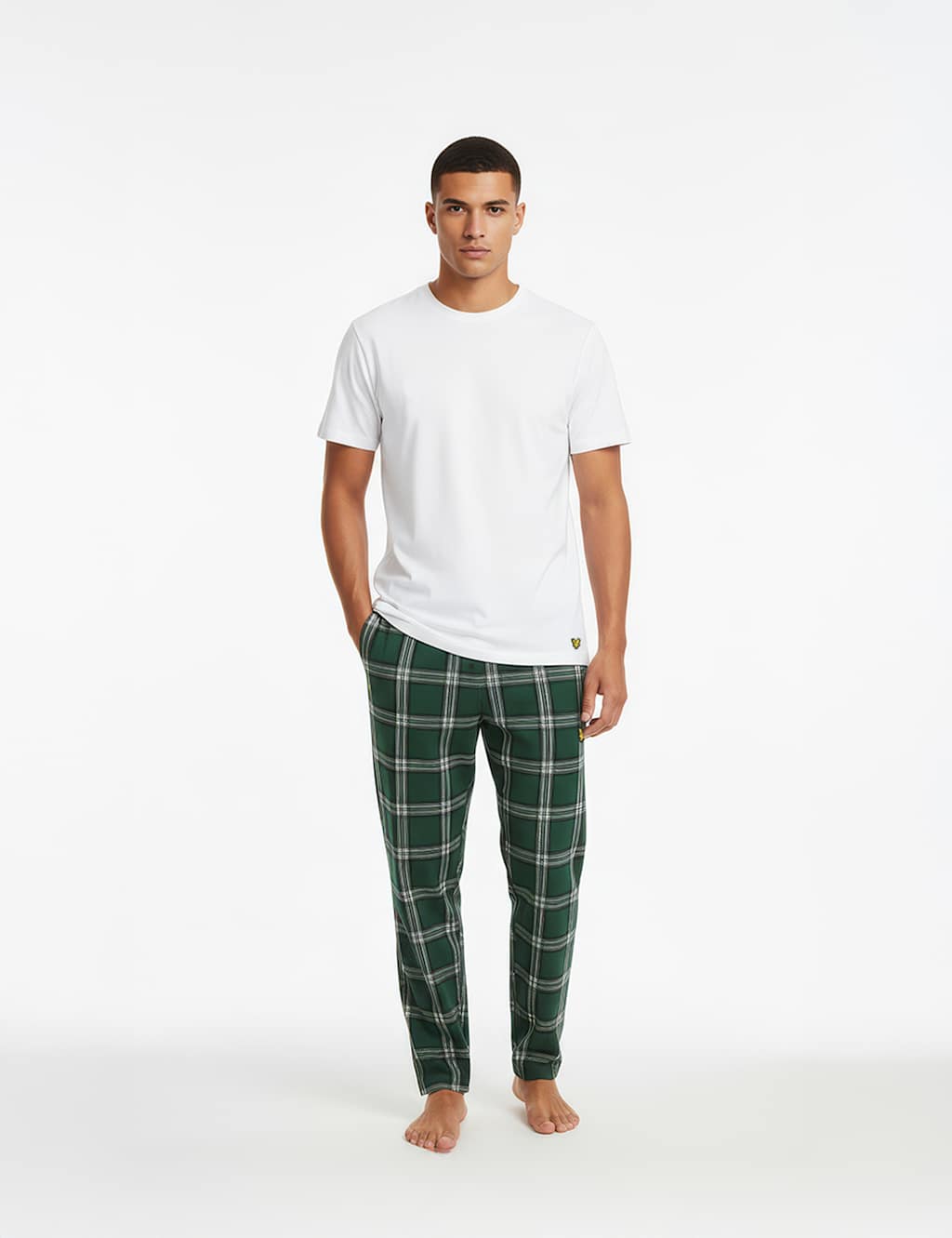 Lyle & Scott Cotton Rich Pyjama Set Green