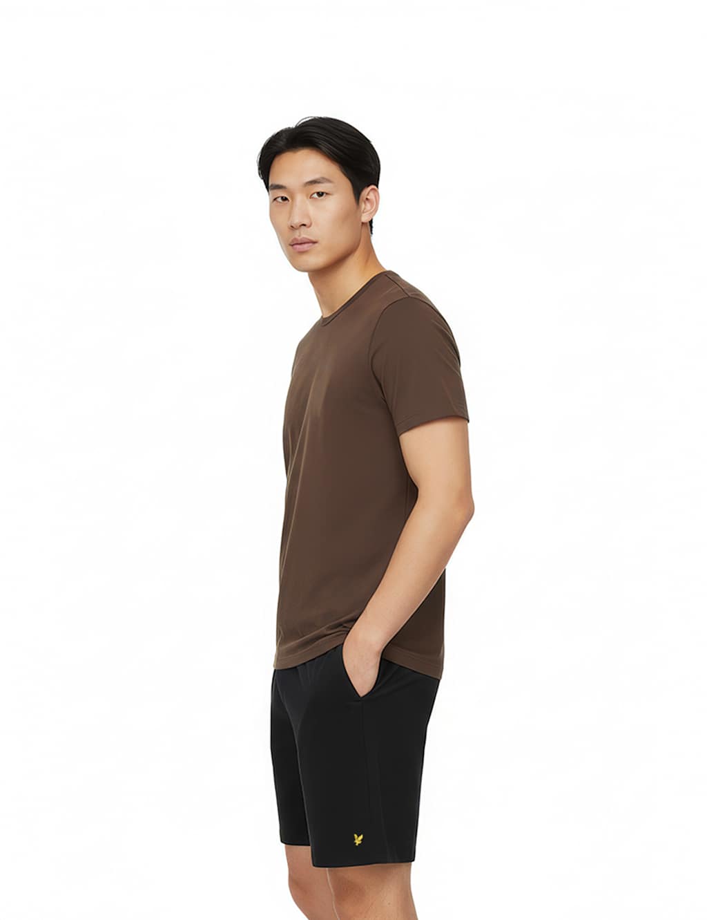 Lyle & Scott Cotton Rich Loungewear Set Brown