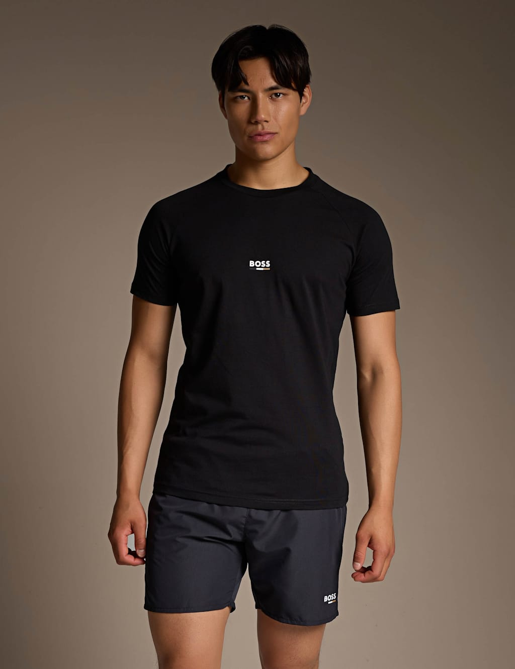 Boss Men's Slim Fit Pure Cotton T-Shirt - 2XL - Black - Available at M&S