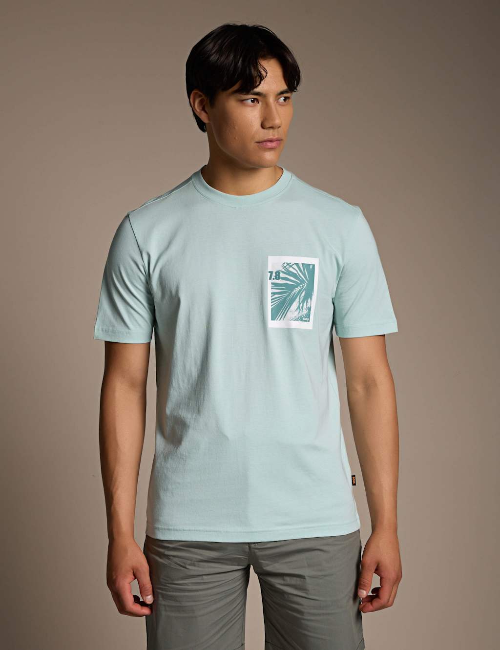Boss Men's Pure Cotton Chest Graphic Crew Neck T-Shirt - XL - Blue - Available at M&S