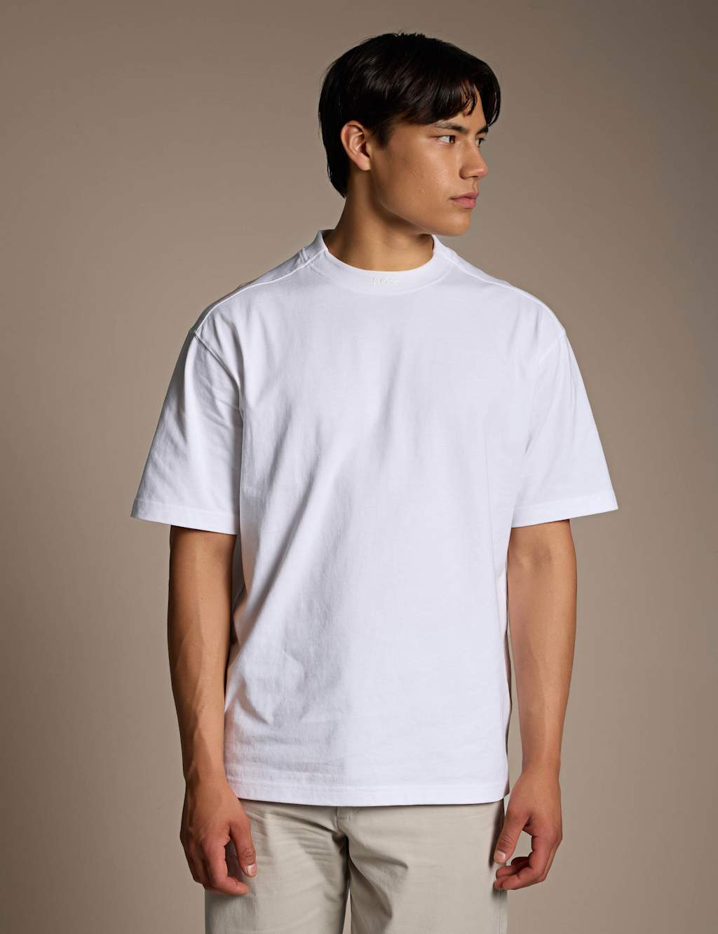 Boss Men's Pure Cotton Crew Neck T-Shirt - M - White - Available at M&S