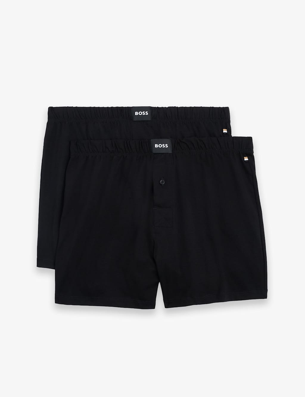 Boss Men's 2 Pack Cotton Rich Jersey Boxers - XL - Black - Available at M&S