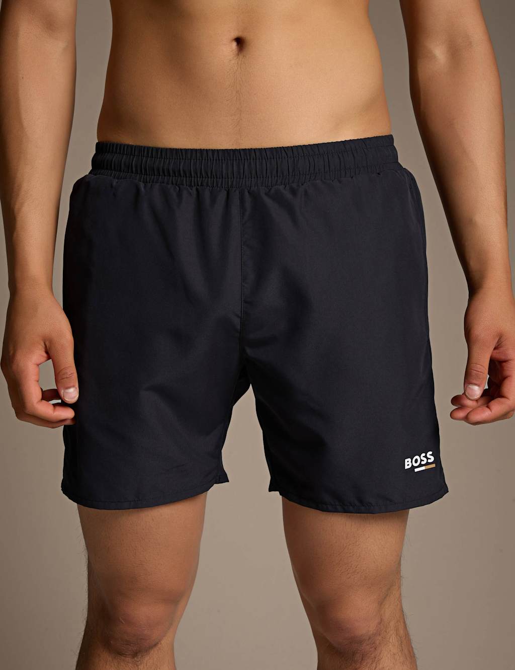 Boss Men's Swordfish Swim Shorts - XL - Black - Available at M&S