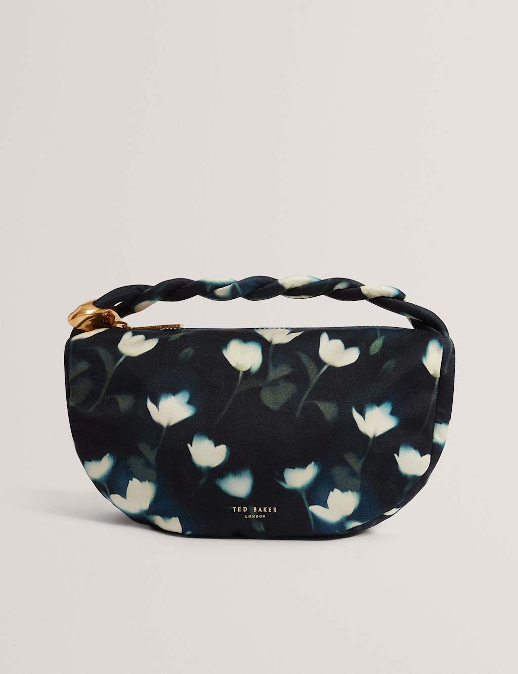 Ted Baker Women's Satin Printed Grab Bag - Navy Mix - Available at M&S