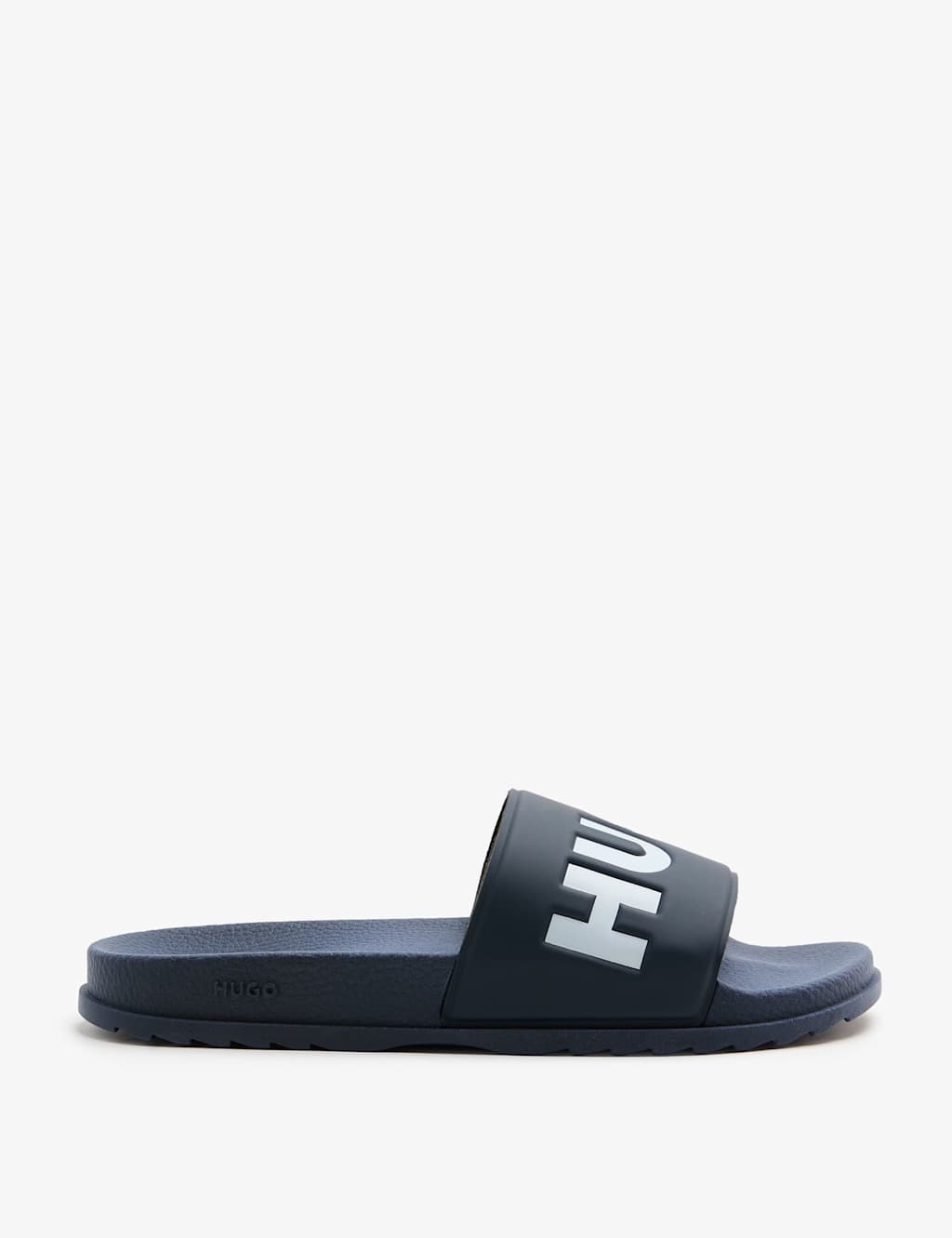 Hugo Men's Logo Sliders - 9 - Navy - Available at M&S