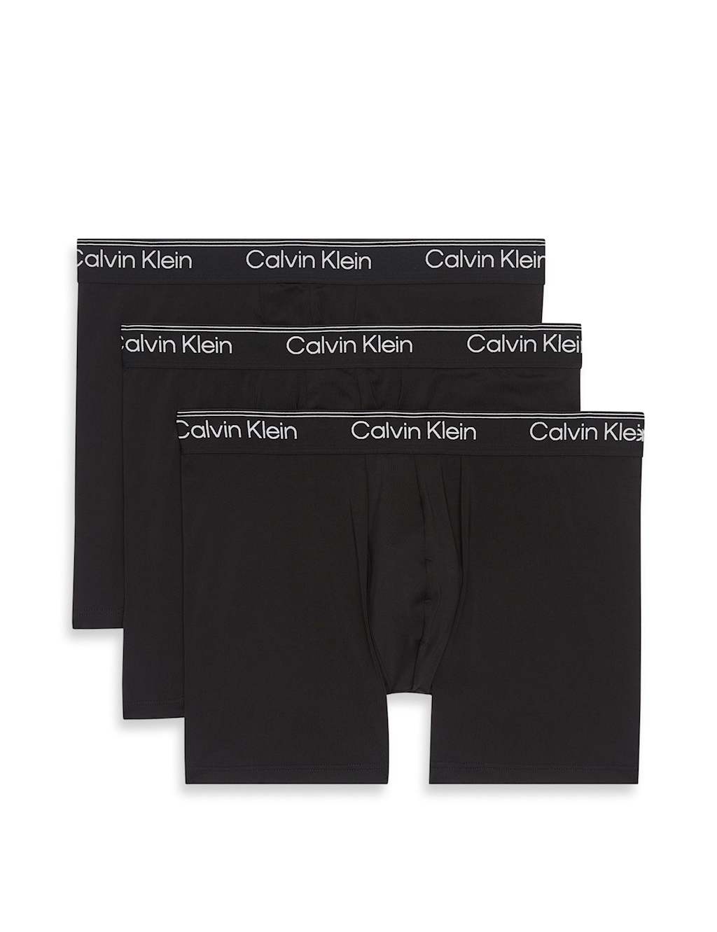 Calvin Klein 3pk Icon Boxers Brushed Micro Stretch Black