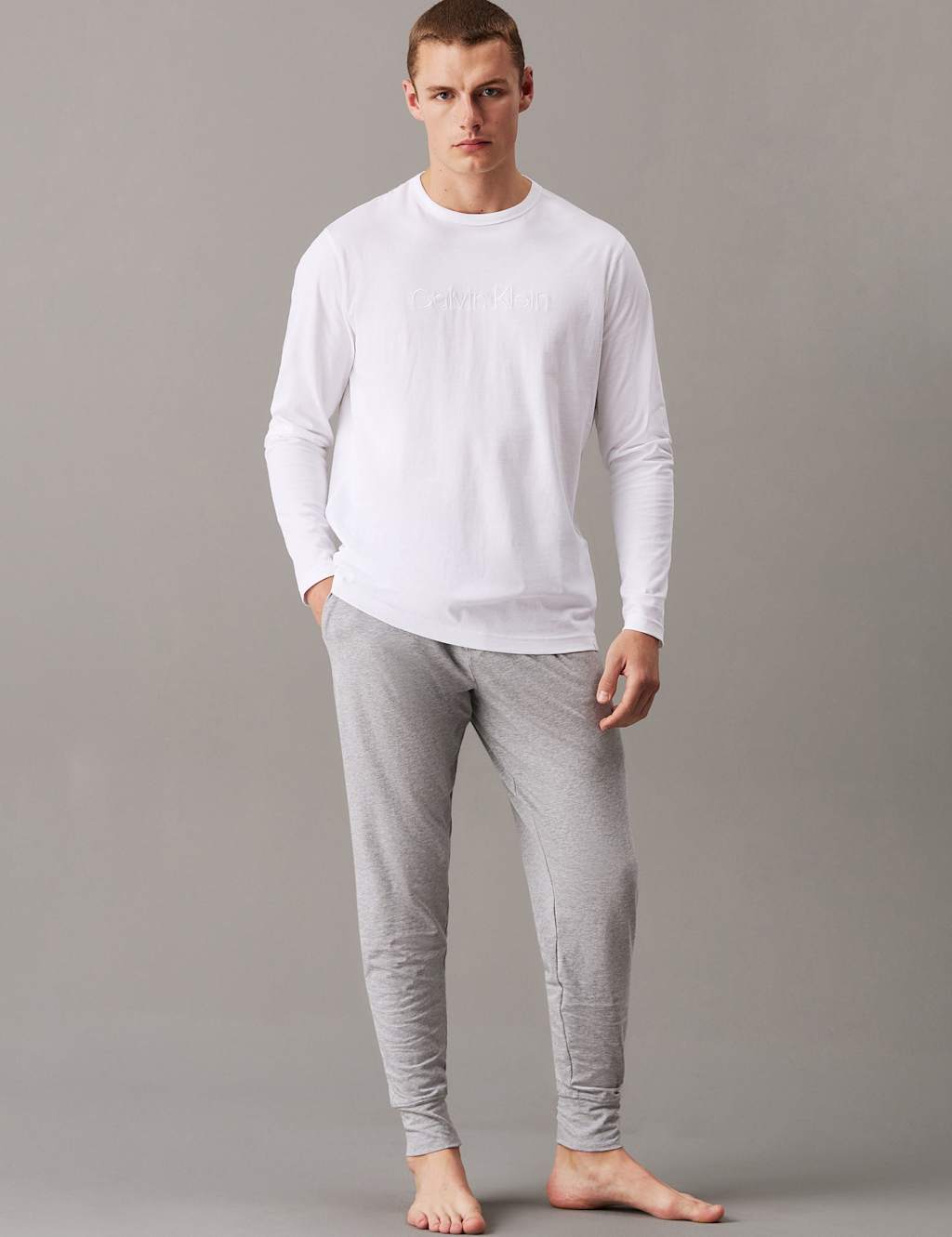 Calvin Klein Pure Cotton Pyjama Top White