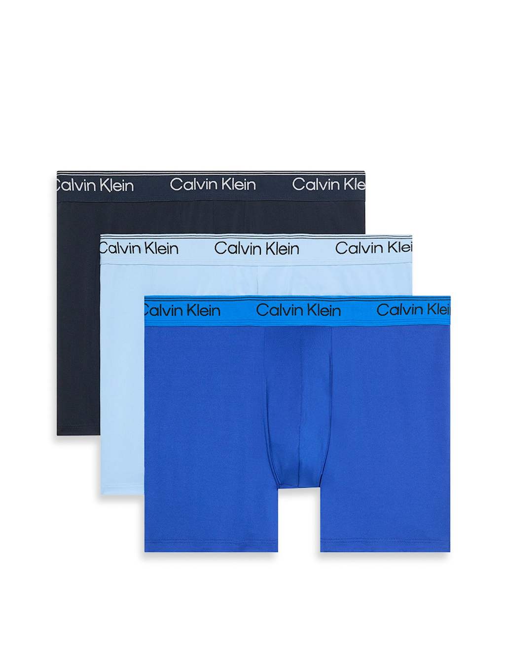 Calvin Klein 3pk Micro Stretch Boxer Briefs Blue Mix