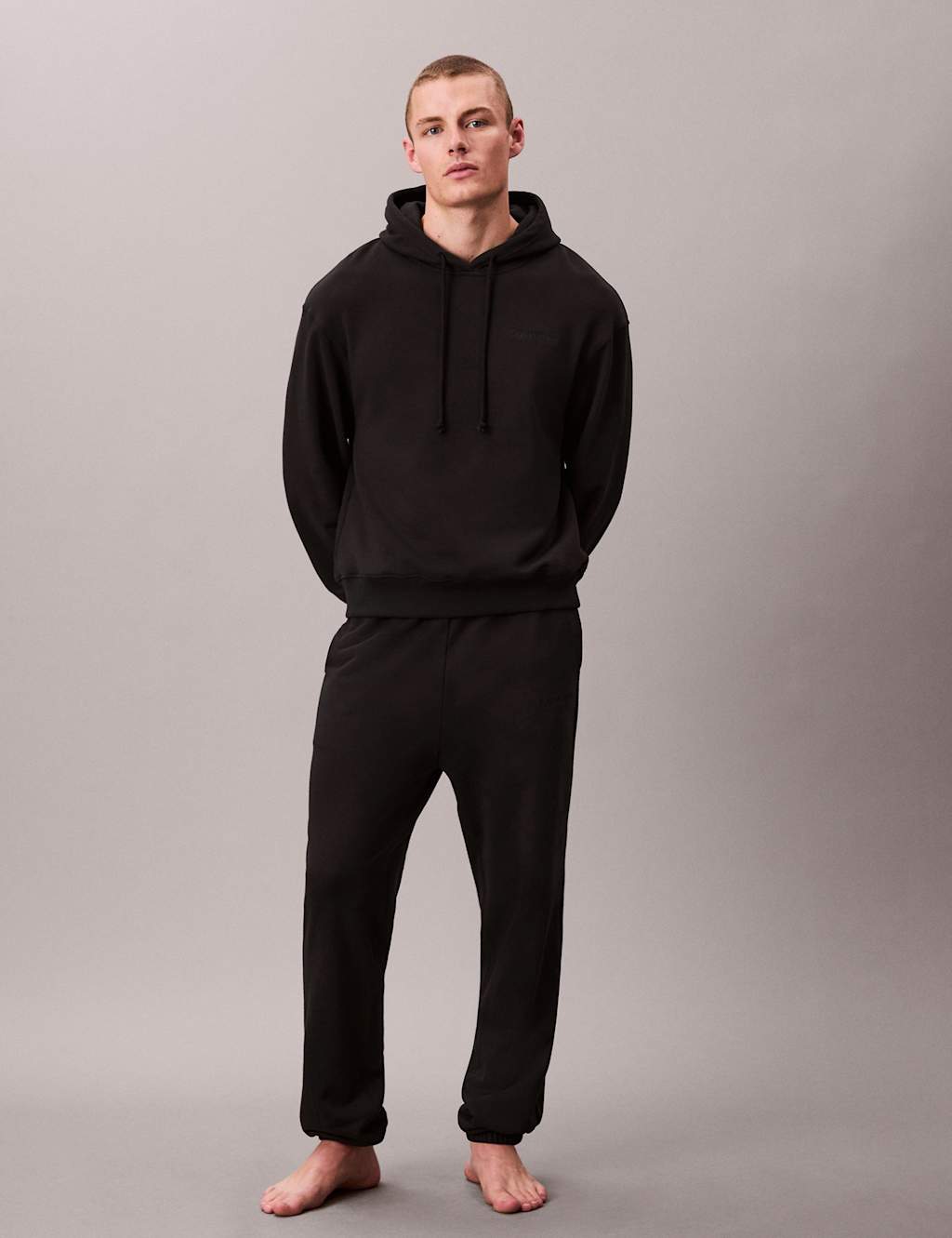 Calvin Klein Icon Cotton Terry Loungewear Bottoms Black