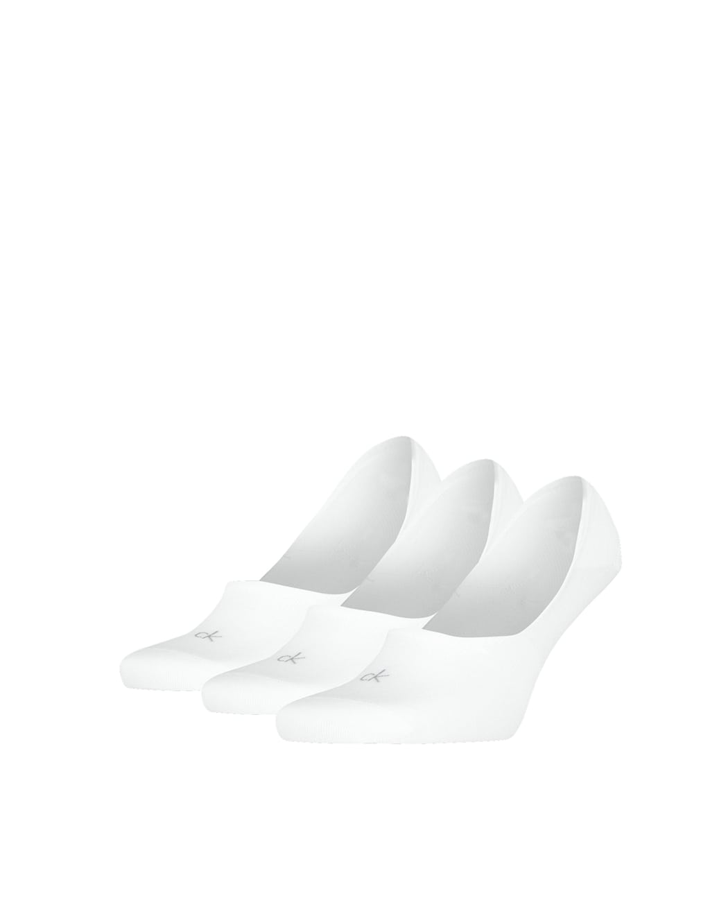 Calvin Klein Men's 3 Pack Cotton Rich Trainer Socks - 6-8 - White - Available at M&S