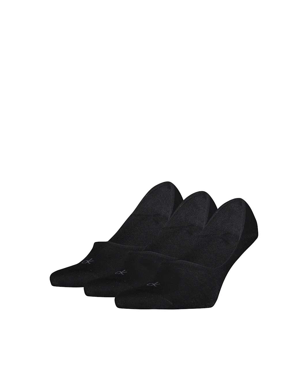 Calvin Klein Men's 3 Pack Cotton Rich Trainer Socks - 6-8 - Black - Available at M&S