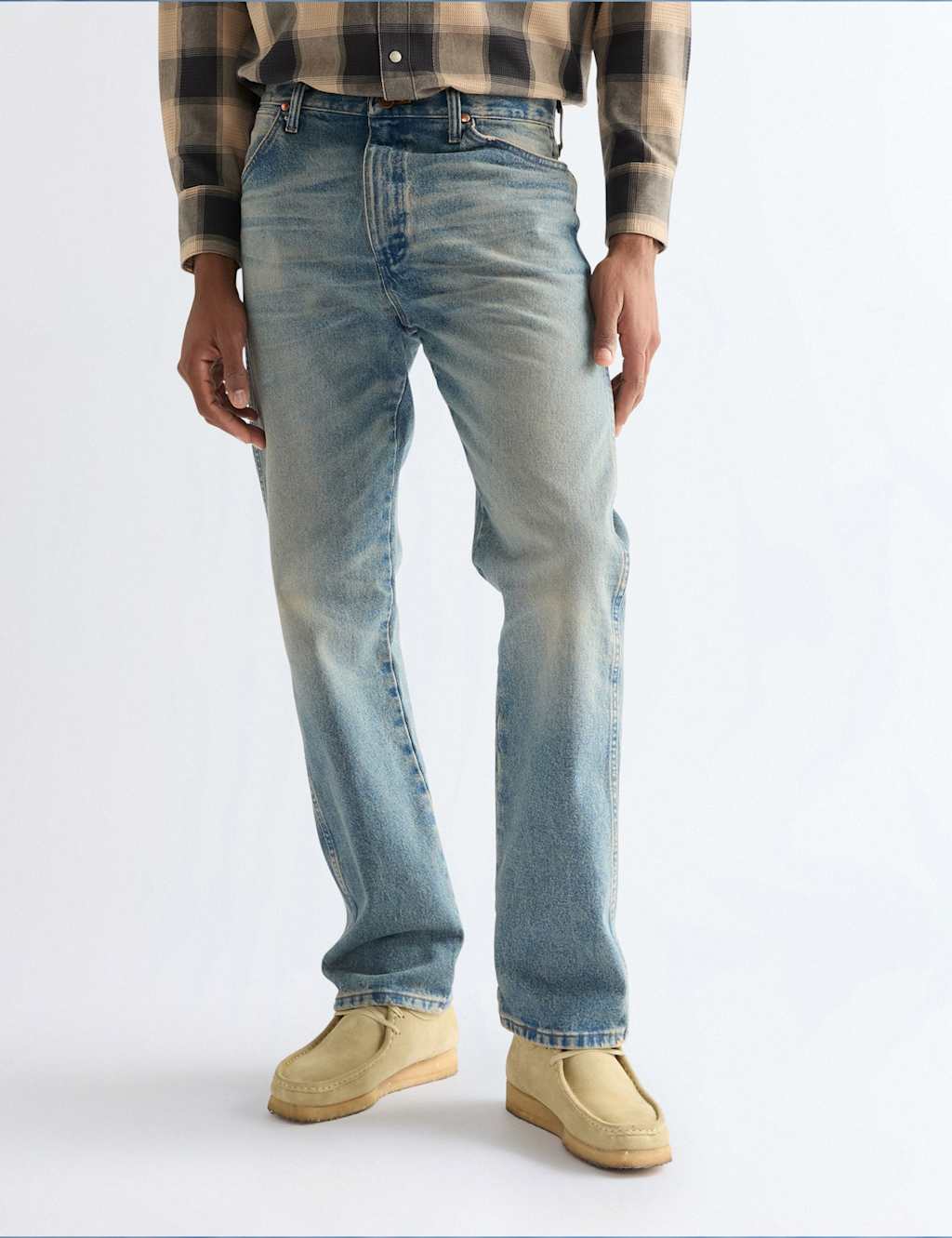 Wrangler Men's 13MWZ Tapered Fit 5 Pocket Jeans - 36 - Denim - Available at M&S