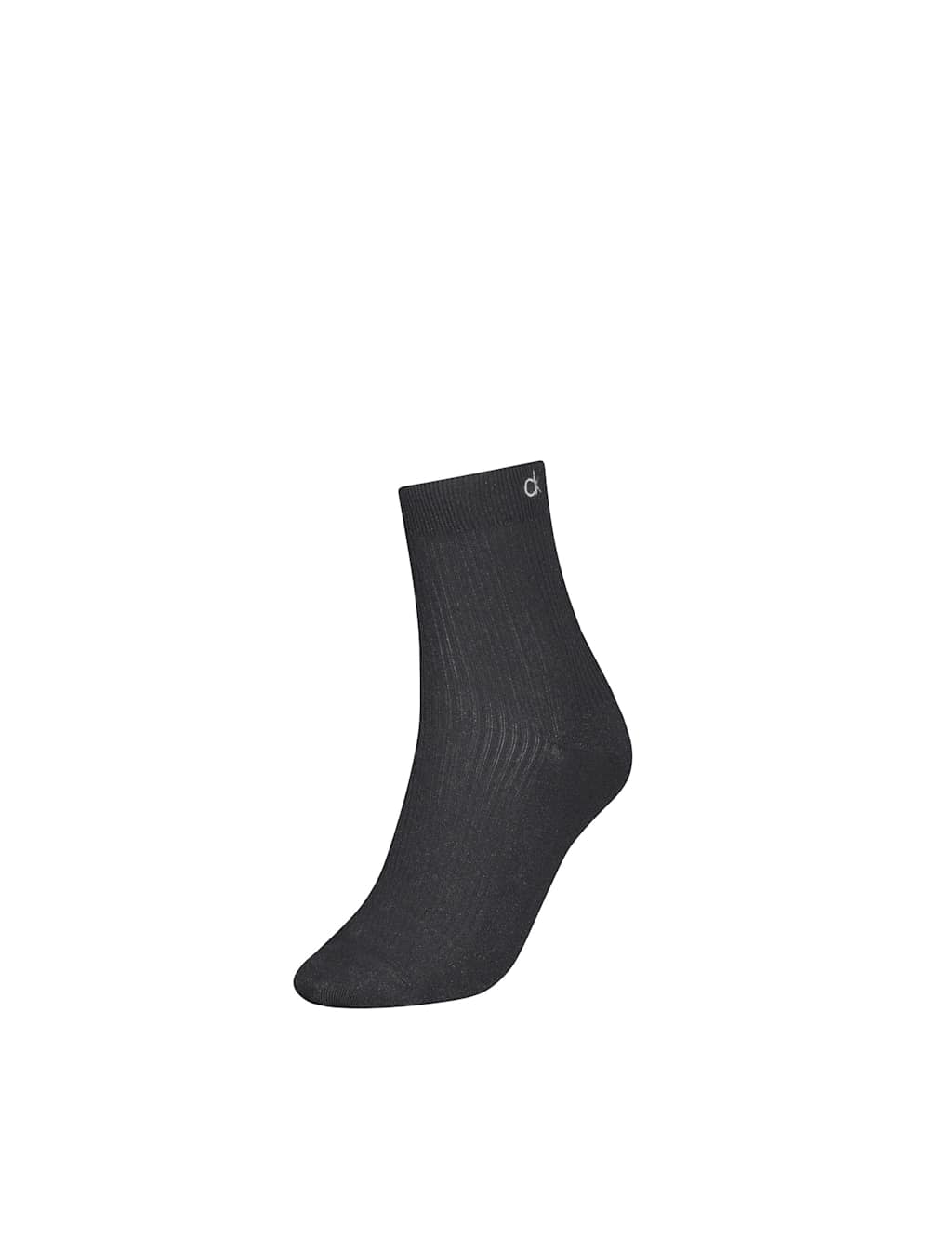 Calvin Klein Lyocell Blend Sparkle Ankle Socks Black