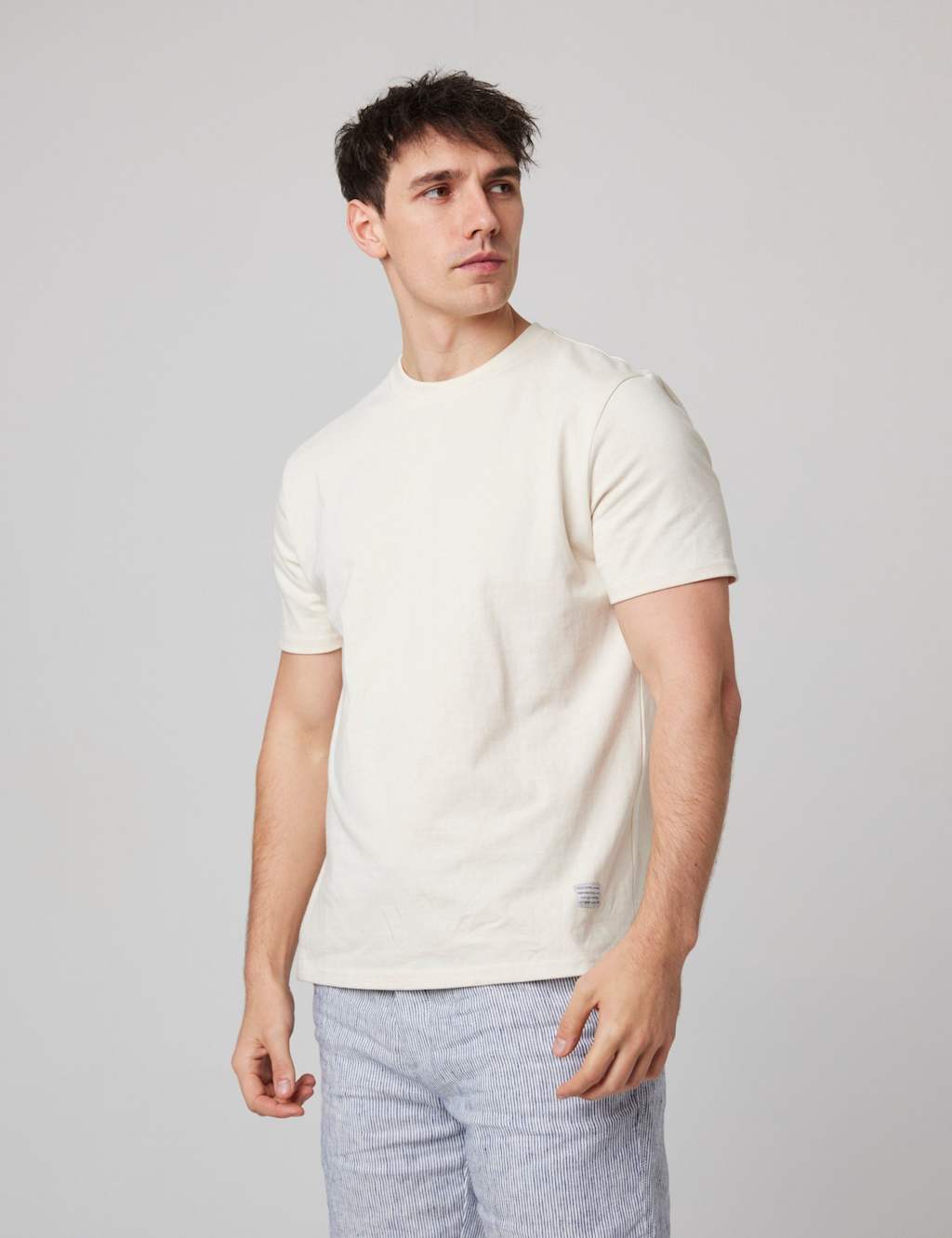 Peregrine Men's Pure Cotton Heavyweight T-Shirt - M - White - Available at M&S