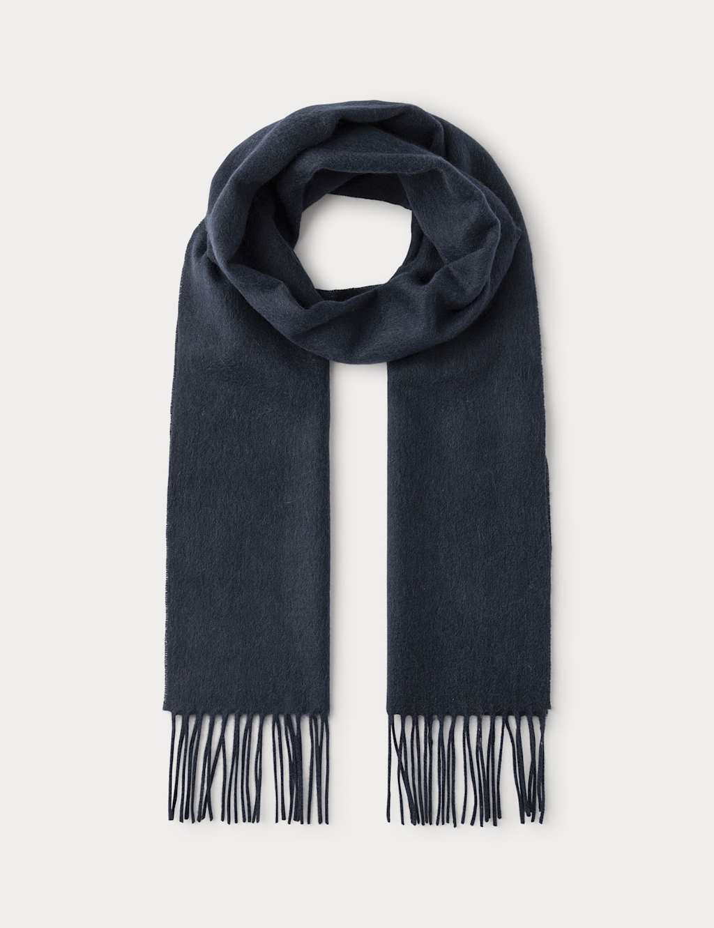 Hackett Pure Cashmere Scarf Navy