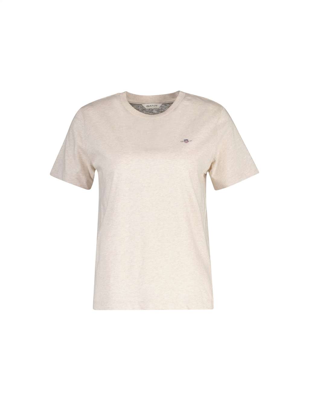 Gant Women's Pure Cotton Logo T-Shirt - Extra Large - Stone - Available at M&S