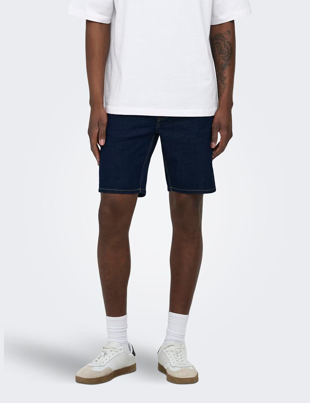 Only & Sons Men's Denim Shorts - 2XL - Dark Blue - Available at M&S