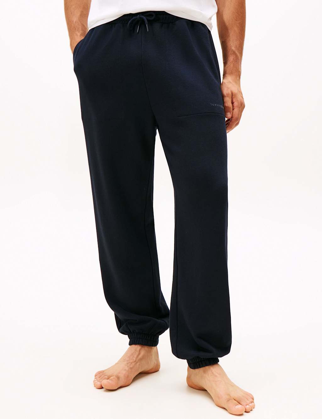 Tommy Hilfiger Cotton Rich Pyjama Bottoms Navy