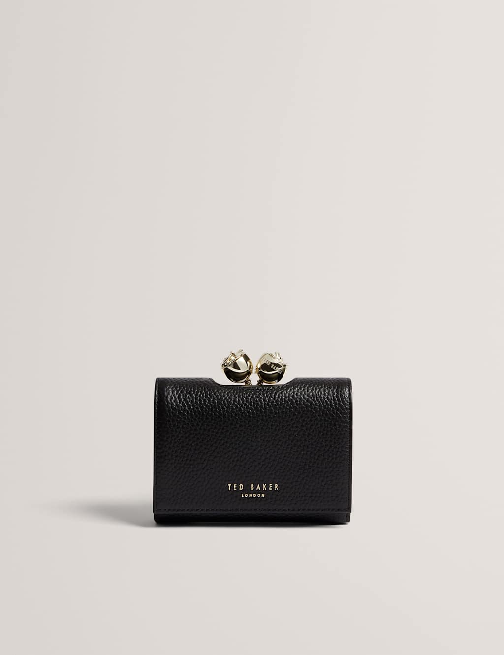 Ted Baker Women's Leather Bobble Purse - Black - Available at M&S