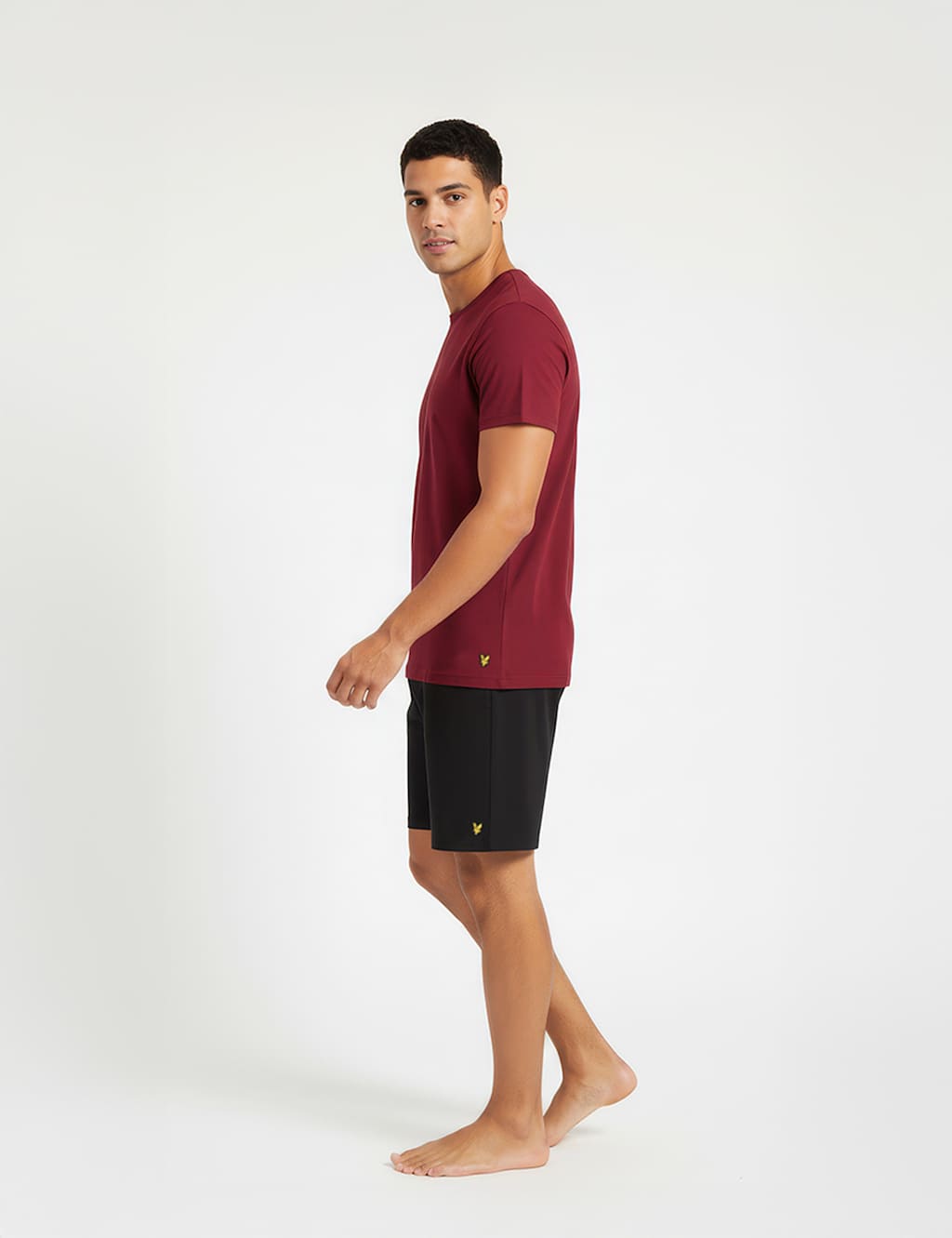 Lyle & Scott Cotton Rich Pyjama Set Red