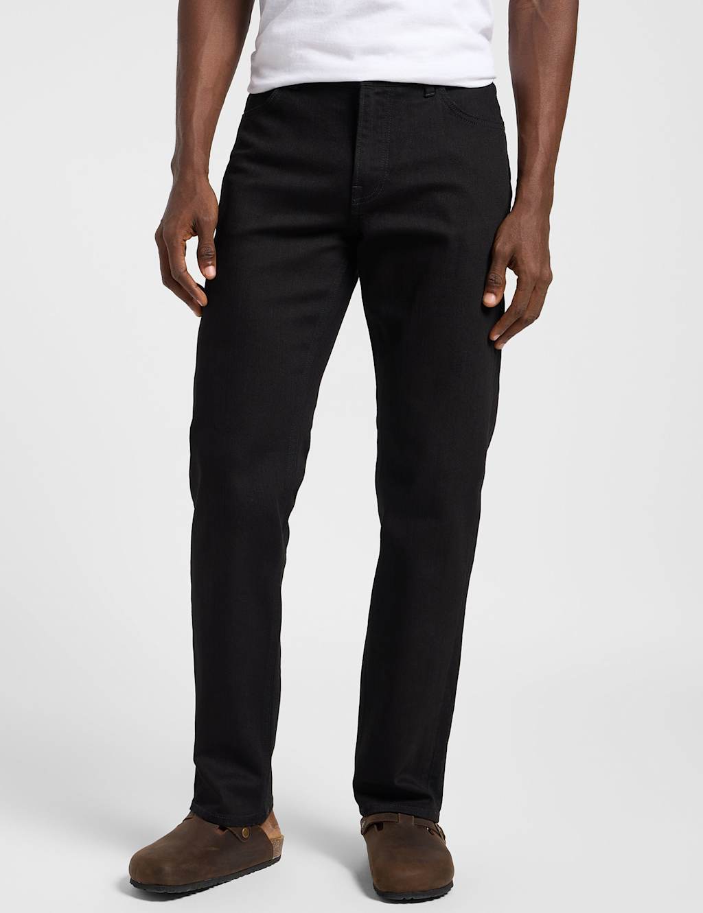 Lee Men's Tapered Fit West Jeans - 34 - Black - Available at M&S