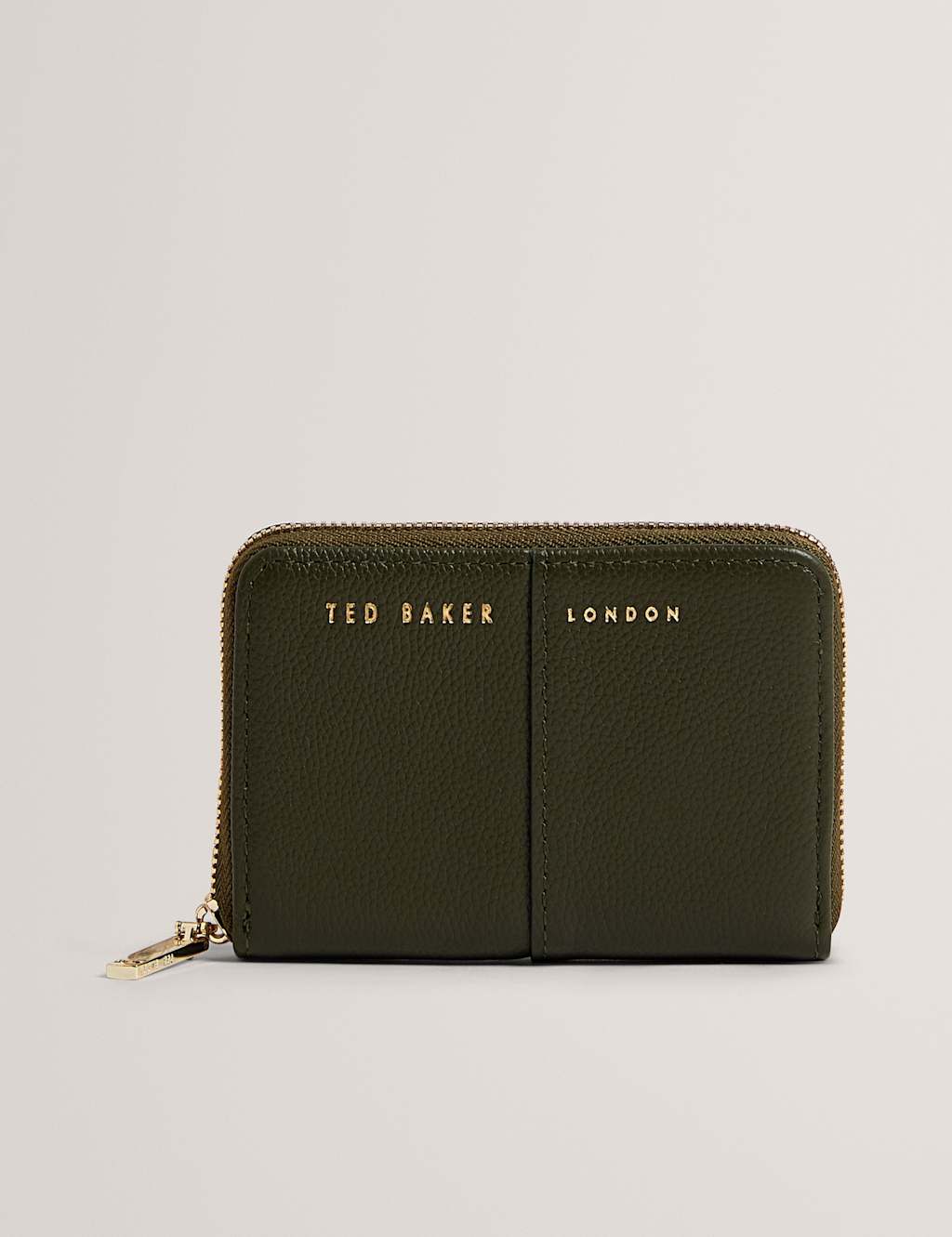 Ted Baker Women's Leather Zip Around Purse - Green - Available at M&S