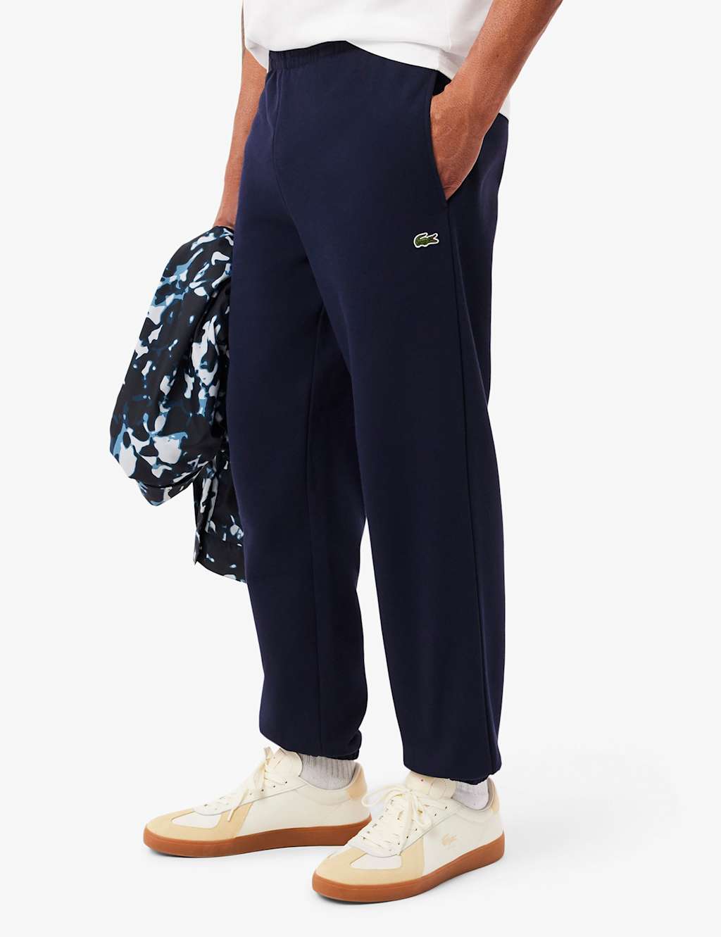 Lacoste Regular Fit Cotton Rich Joggers Navy