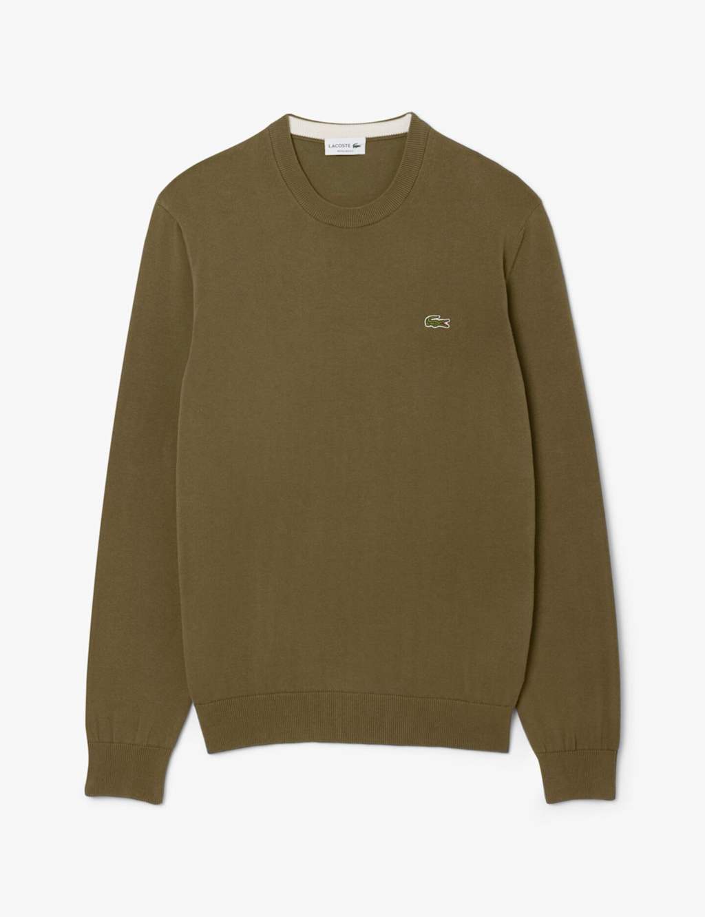 Lacoste Pure Cotton Crew Neck Sweatshirt Green