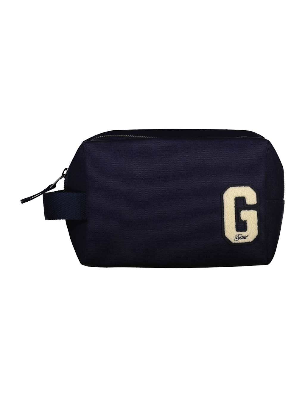 GANT Cotton Canvas G Badge Washbag Navy