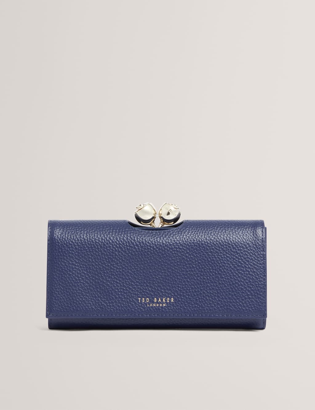 Ted Baker Women's Leather Large Purse - Dark Blue - Available at M&S