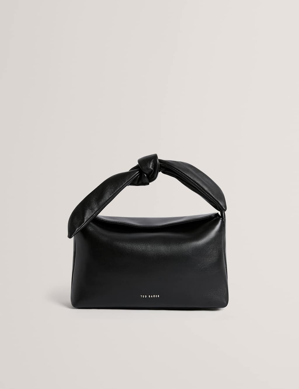Ted Baker Women's Leather Knot Handle Shoulder Bag - Black - Available at M&S