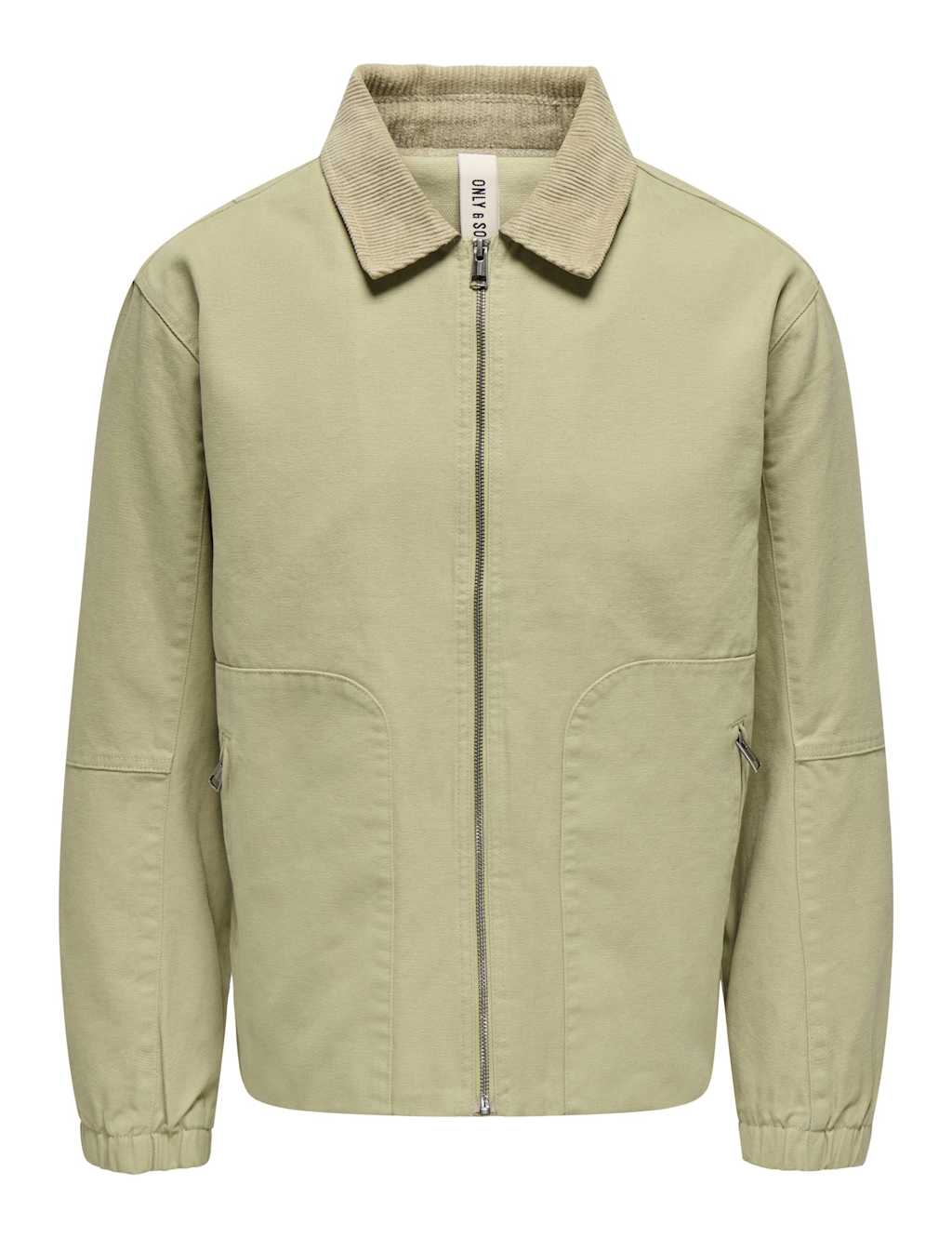 ONLY & SONS Cotton Utility Jacket Cream
