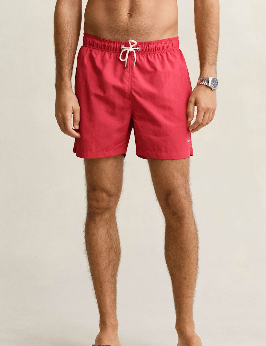 Gant Men's Drawstring Swim Shorts - 2XL - Red - Available at M&S