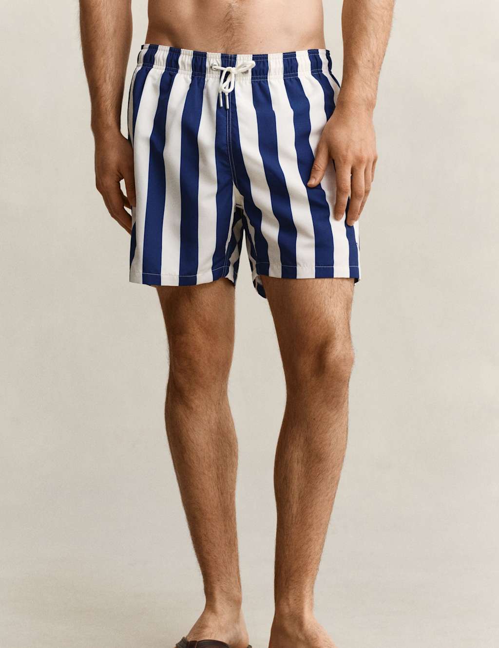 Gant Men's Striped Swim Shorts - XL - Navy - Available at M&S
