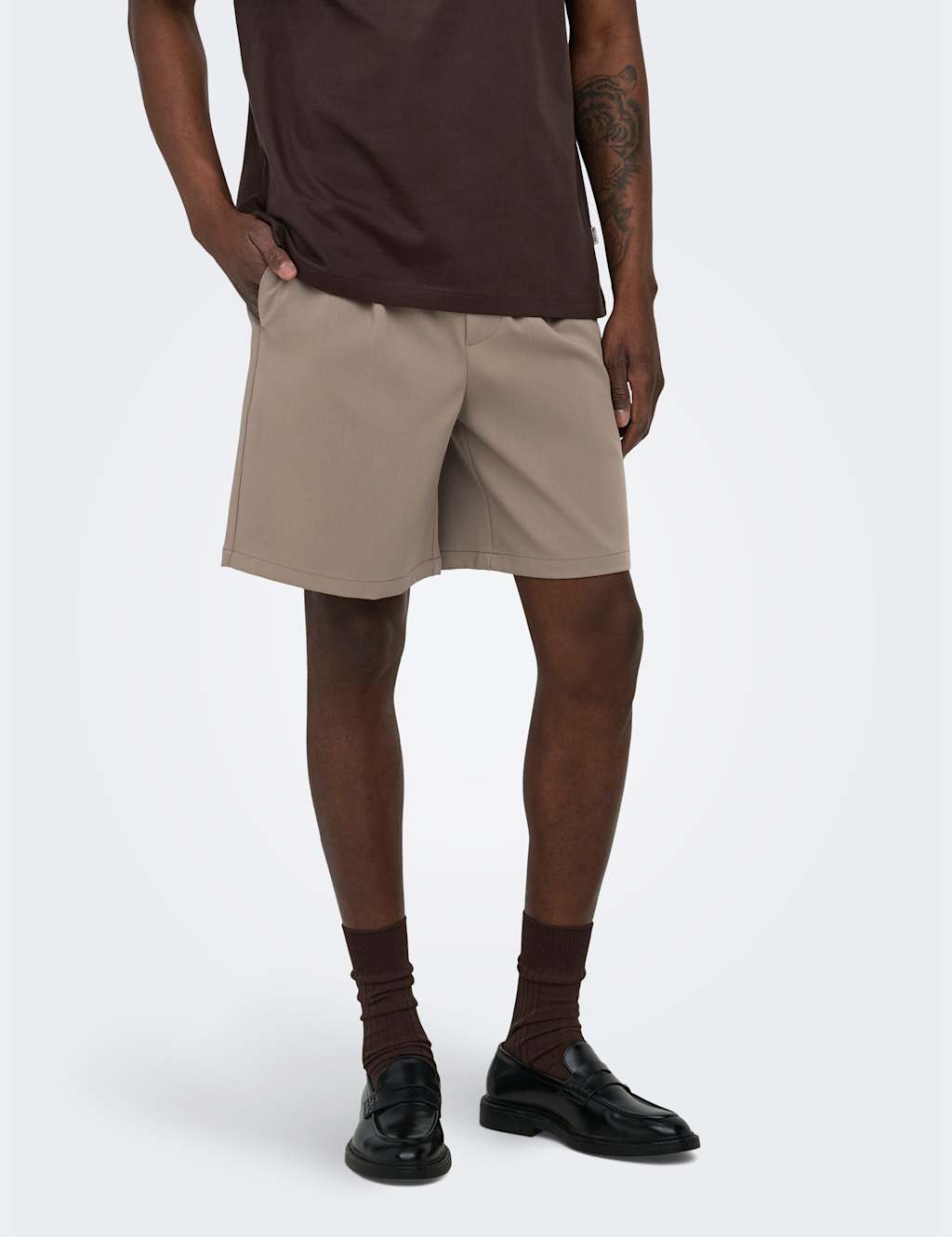 Only & Sons Men's Lightweight Shorts - 2XL - Beige - Available at M&S