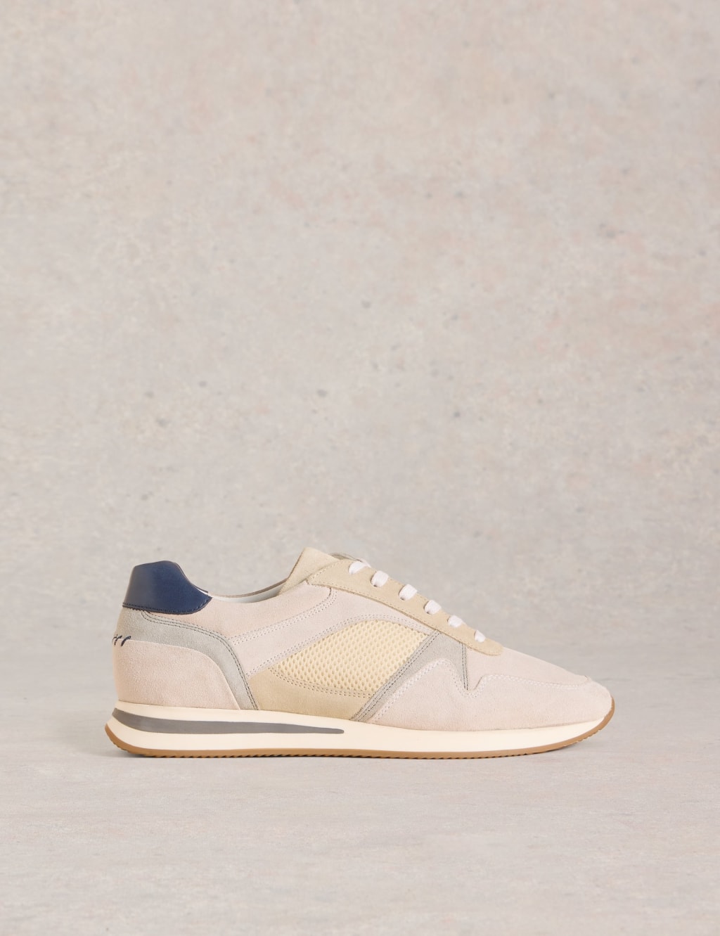 Leather Lace Up Trainers