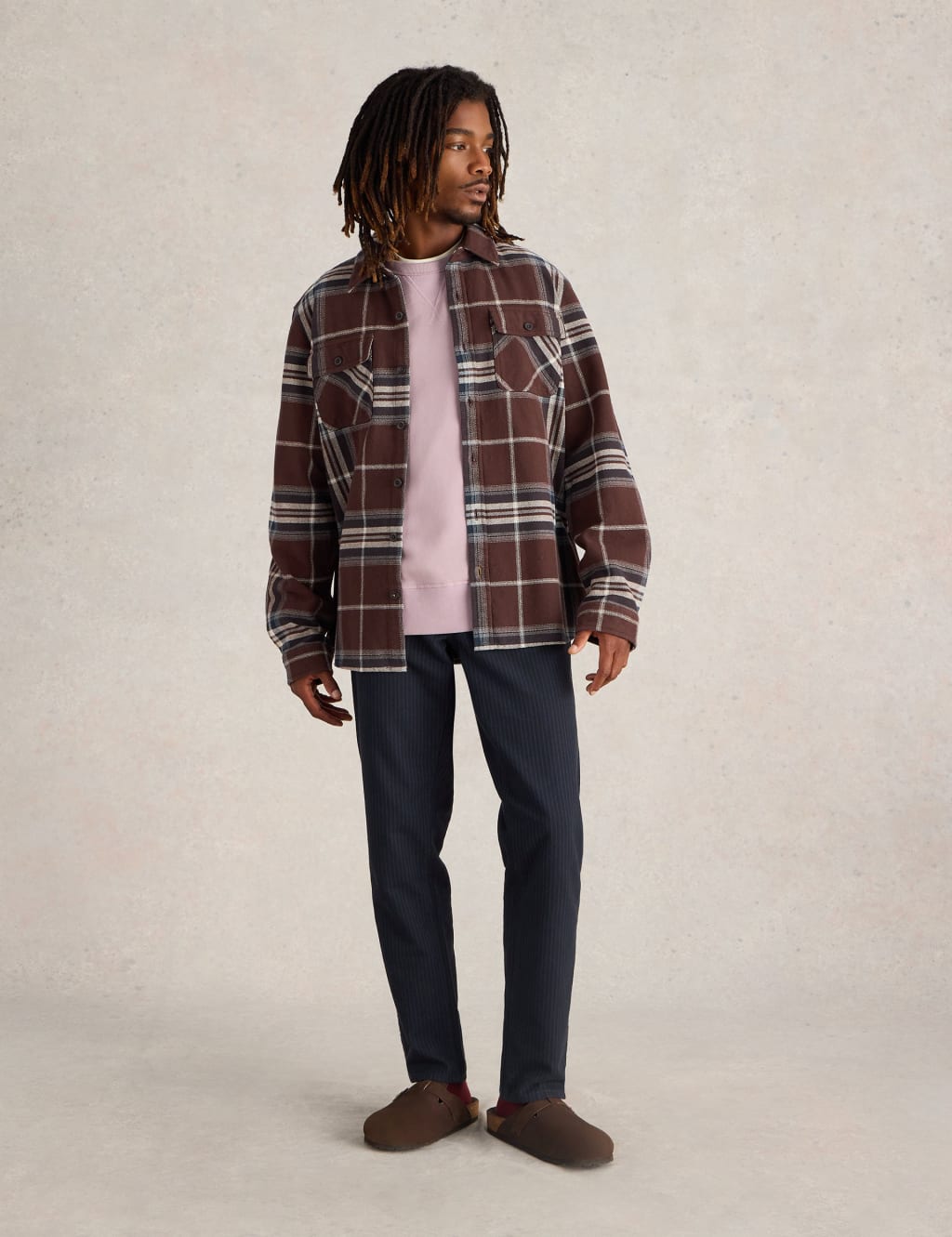 FORGE T-SHIRT MEN BROWN M/M