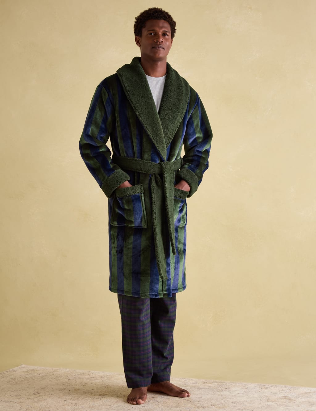 Mens short sleeve dressing gown sale