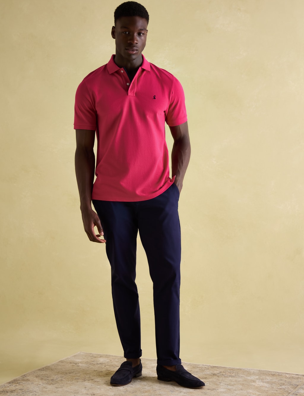 Pure Cotton Pique Polo Shirt