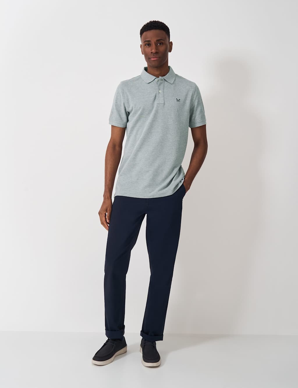 Crew Clothing Men's Pure Cotton Piqué Polo Shirt - XL - Charcoal - Available at M&S