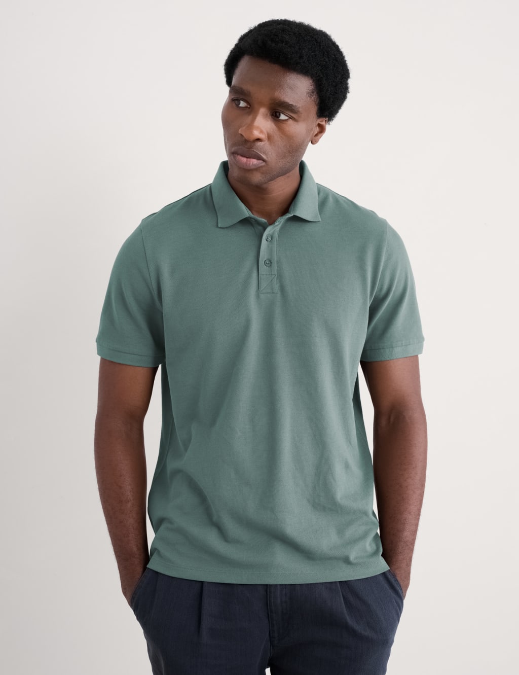 Pure Cotton Polo Shirt