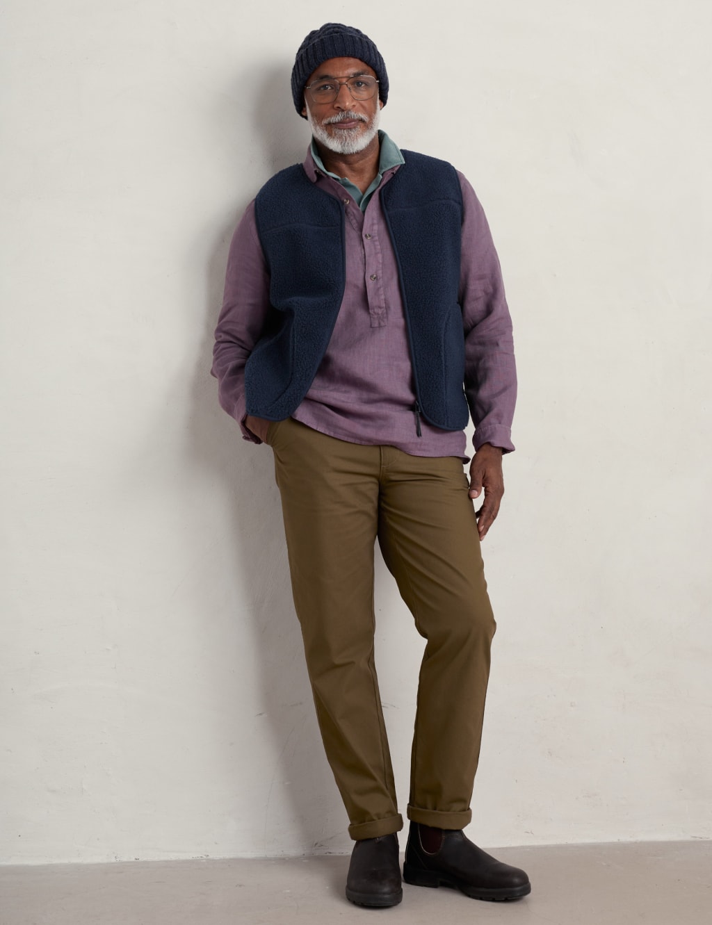 Regular Fit  Cotton Cargo Trousers