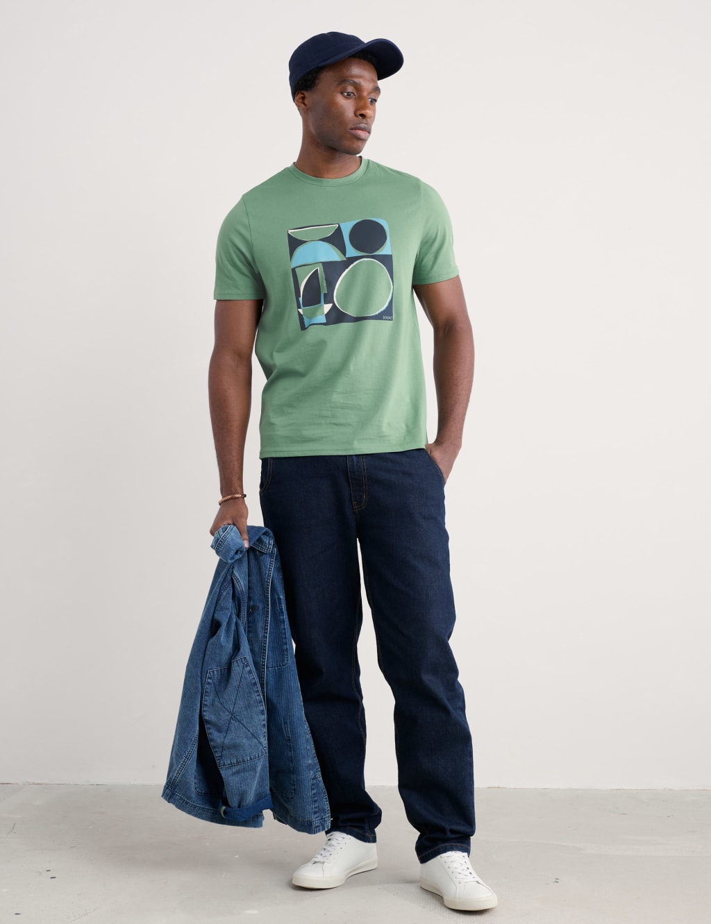 Pure Cotton Abstract Print T-Shirt