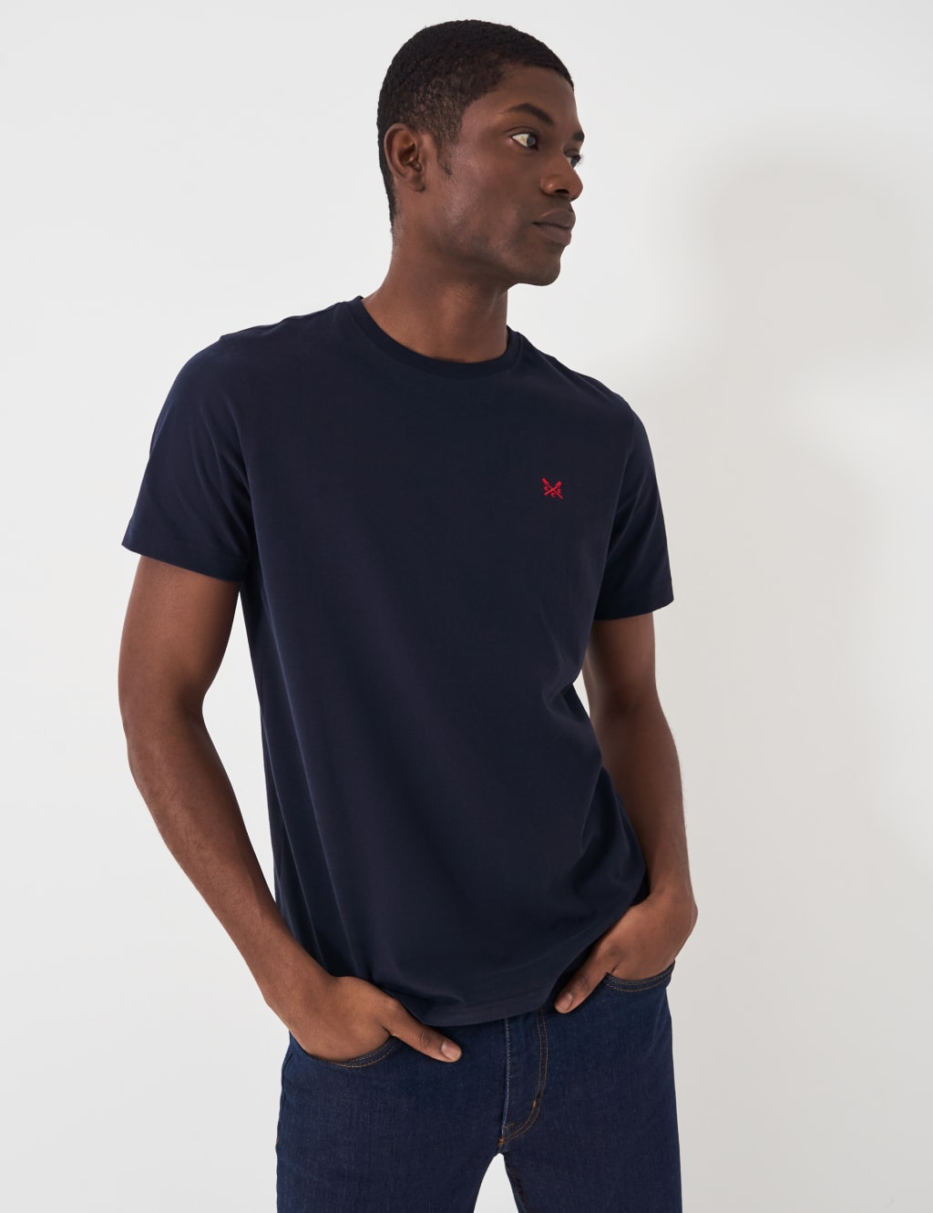 Pure Cotton Crew Neck T-Shirt