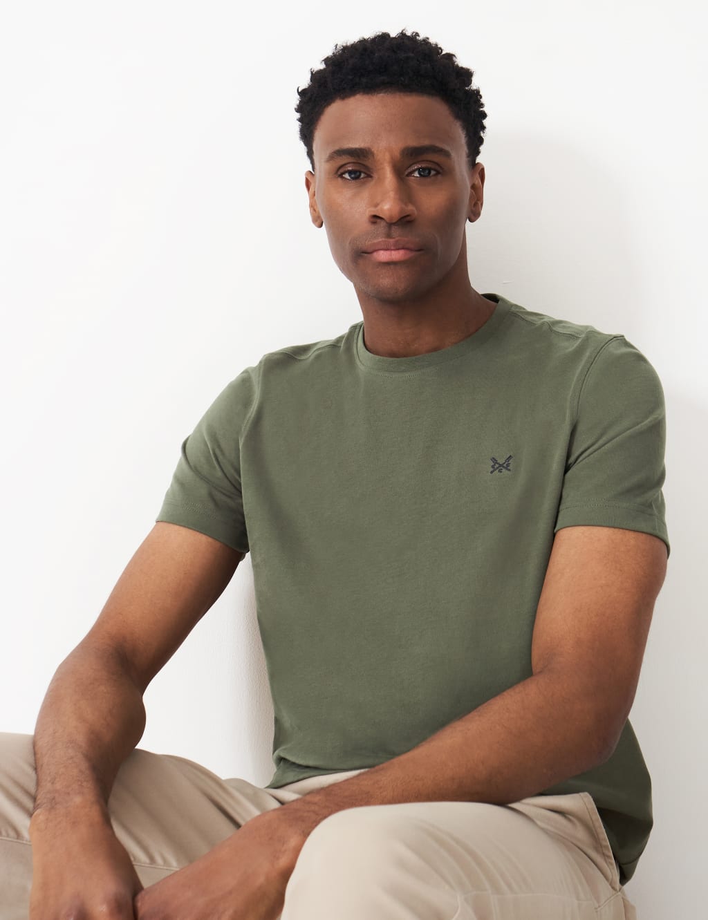 Pure Cotton Crew Neck T-Shirt