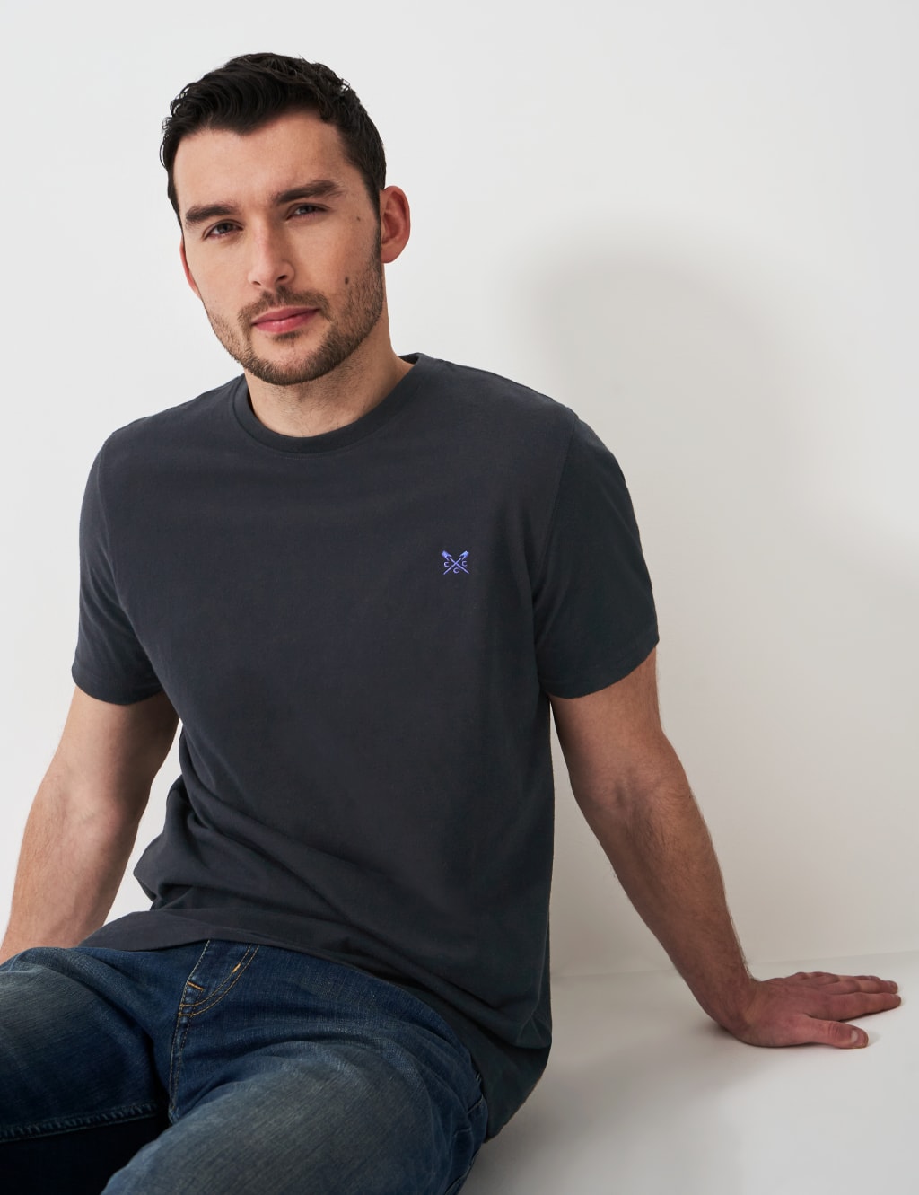 Pure Cotton Crew Neck T-Shirt