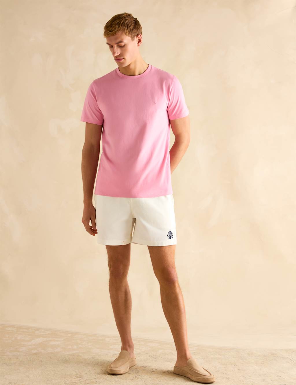 Pure Cotton Crew Neck T-Shirt