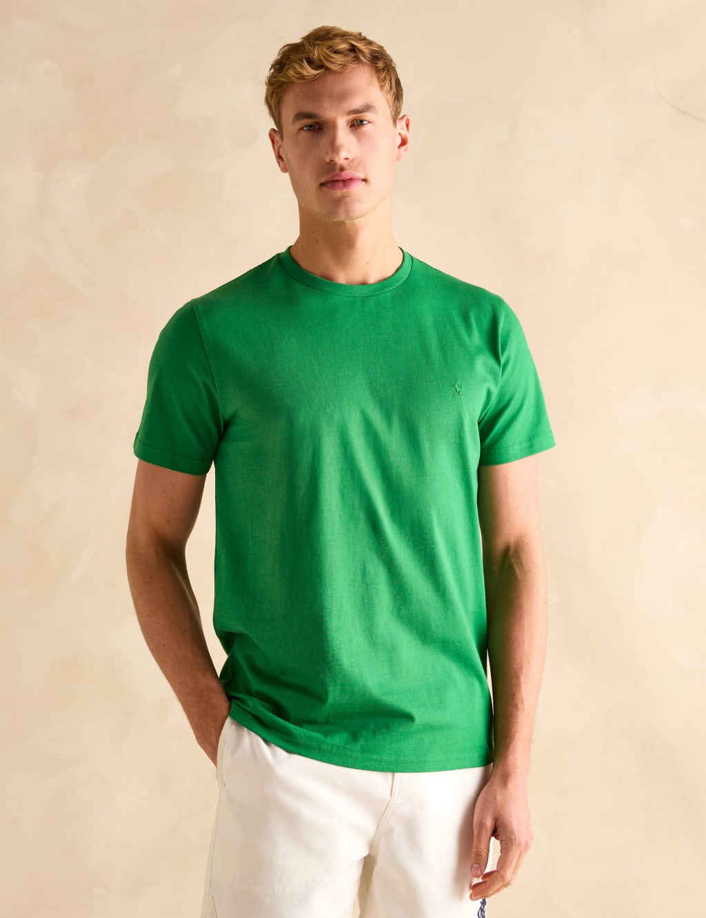 Pure Cotton Crew Neck T-Shirt